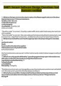 D487&colon; Secure Software Design Questions