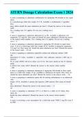 ATI RN Dosage Calculation Exam 1 2024 