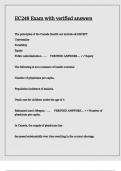EC248 Exam with verified answers