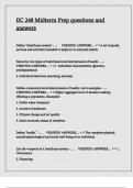 EC 248 Midterm Prep questions and answers