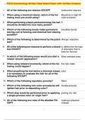 TDLR Cosmetology Written State Board Exam with Verified Answers
