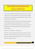 PSCI 2306 Exam Questions and Answers 100&percnt; Pass