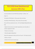 PSCI 2306 Exam Questions and Answers 100&percnt; Pass