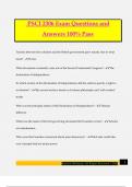 PSCI 2306 Exam Questions and Answers 100&percnt; Pass