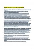 WGU- Educational Assessment Exam Questions and Answers 2025&sol;2026&lpar; A&plus; GRADED 100&percnt; VERIFIED&rpar;&period;