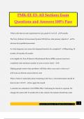 PMK-EE E5&colon; All Sections Exam Questions and Answers 100&percnt; Pass