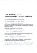 AIDS - N5315 Advanced Pathophysiology Questions & Answers