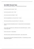 NJ DMV Permit Test&comma; Questions And Answers 