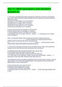 315 V1 HESI Questions and Answers graded A&plus;