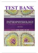 Pathophysiology the biologic basis Test Bank with All Chapters