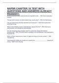 NAPSR CHAPTER 10 TEST WITH QUESTIONS AND ANSWERS ALREADY PASSED&excl;&excl;&excl;&period;