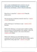 2023 AAMI COMPREHENSIVE SCIENCE EXAM  QUESTIONS AND ANSWERS &lpar;VERIFIED AND  DETAILED ANSWERS&rpar; LATEST UPDATE 2025&sol;2026