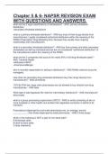 Chapter 5 & 6- NAPSR REVISION EXAM WITH QUESTIONS AND ANSWERS&period;