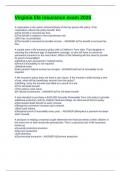Virginia life insurance exam 2025