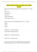 BDOC Maritime Warfare questions with verified answer2