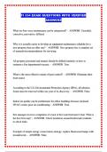 FI 334 EXAM QUESTIONS WITH VERIFIED ANSWERS