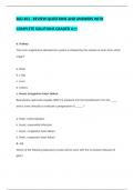 BLD 402 - REVIEW QUESTIONS AND ANSWERS WITH COMPLETE SOLUTIONS GRADED A&plus;&plus;