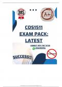 COS1511 EXAM PACK 2025 &lbrace;LATEST&rcub;