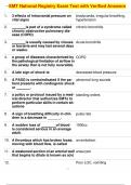 EMT National Registry Exam Test with Verified Answers