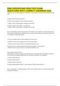 EMS OPERATIONS PRACTICE EXAM QUESTIONS WITH CORRECT ANSWERS 2025