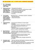 IST 305 EXAM 1 CH&period; 1-4 WITH 100&percnt; VERIFIED ANSWERS