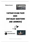 VAP2601 EXAM PACK 2025  {DETAILED QUESTIONS AND ANSWERS}