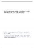 Progressive Care RN A 2024