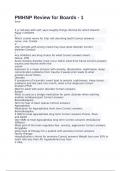 PMHNP Review for Boards - 1  exam  with correct answers 2025