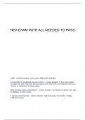 NEA Exam