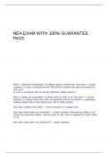 NEA Exam