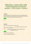 DBIA Exam 1 &lpar;Latest 2025 &sol; 2026 Update&rpar; Questions and Verified Answers &vert; 100&percnt; Correct &vert; Grade A