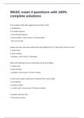 MGSC exam 3 questions with 100&percnt; complete solutions