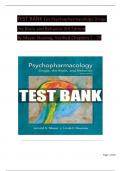 Psychopharmacology&colon; Drugs&comma; the Brain&comma; and Behavior&comma; 3rd Edition TEST BANK By Meyer Nursing&comma; Verified Chapters 1 - 20&comma; Complete Newest Version