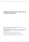 Hondros Nursing 200&comma; Exam 1