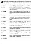 WGU D307 OA EXAM 2025 NEWEST D307 EDUCATIONAL PSYCHOLOGY OA ACTUAL EXAM 90 QUESTIONS AND CORRECT DETAILED ANSWER ALREADY GRADED A&plus;
