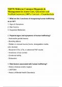 NR570 Midterm Common Diagnosis & Management in Acute Care&comma; Questions and Verified Answers&vert; 100&percnt; Correct - Chamberlain