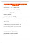 NCC EFM CERT&period; EXAM QUIZZES AND ANSWERS GRADED A&plus;&period;