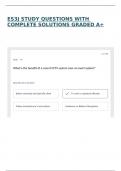 ES3J STUDY QUESTIONS WITH COMPLETE SOLUTIONS GRADED A&plus;
