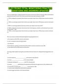 ELECTRONIC FETAL MONITORING PRACTICE QUESTIONS AND ANSWERS UPDATED&comma;