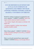 ECO 320 MIDTERM EXAM NEWEST 2025  ACTUAL EXAM COMPLETE 120  QUESTIONS AND CORRECT DETAILED  ANSWERS &lpar;VERIFIED ANSWERS&rpar; &vert;ALREADY  GRADED A&plus;&sol;UNIVERSITY OF TORONTO