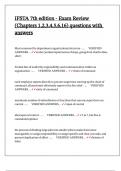 IFSTA 7th edition - Exam Review &lpar;Chapters 1&comma;2&comma;3&comma;4&comma;5&comma;6&comma;16&rpar; questions with answers