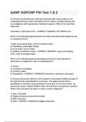 AANP AGPCNP PSI Test 1 & 2 &lpar;Latest 2024 &sol; 2025 Update&rpar; Actual Exam Question and answers &vert; Verified &vert; 100&percnt; correctly solved &vert; complete solutions &vert; Graded A&plus; &lpar;Complete and Accurate&rpar; 100&percnt; Pass