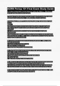 AORN Periop 101 Final Exam Study 3 &lpar;Latest 2024 &sol; 2025 Update&rpar; Actual Exam Question and answers &vert; Verified &vert; 100&percnt; correctly solved &vert; complete solutions &vert; Graded A&plus; &lpar;Complete and Accurate&rpar; 100&percnt; Pass &vert; key terms &vert; 100&percnt; Guaranteed Success