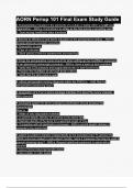 AORN Periop 101 Final Exam Study Guide 2 &lpar;Latest 2024 &sol; 2025 Update&rpar; Actual Exam Question and answers &vert; Verified Expected Questions and Revised Correct Answers &vert; 100&percnt; correctly solved &vert; complete solutions &vert; Graded A&plus; &lpar;Complete and Accurate&rpar; 100&percnt; Pass &vert; ke