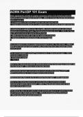 AORN PeriOP 101 Exam &lpar;Latest 2024 &sol; 2025 Update&rpar; Actual Exam Question and answers &vert; Verified Expected Questions and Revised Correct Answers &vert; 100&percnt; correctly solved &vert; complete solutions &vert; Graded A&plus; &lpar;Complete and Accurate&rpar; 100&percnt; Pass &vert; key terms &vert; 100&percnt; Guara