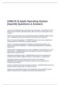 &lpar;188e70-3&rpar; Apple Operating System &lpar;macOS&rpar; Questions & Answers