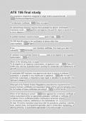 ATE 106 final study Question with Explanations of Answers Latest &lpar;2024 &sol; 2025&rpar; Expected Questions and Revised Correct Answers &vert; 100&percnt; Guarantee Pass