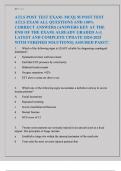  ATLS POST TEST MULTIPLE CHOICE QUESTIONS &lbrace;MCQ&rcub; QUESTIONS AND CORRECT DETAILED ANSWERS A GRADE