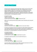 ATLS Deck Exam &lpar;2024 &sol; 2025&rpar; Expected Questions and Revised Correct Answers &vert; 100&percnt; Guarantee Pass &lpar; A&plus; GRADED 100&percnt; VERIFIED&rpar;