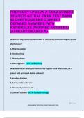 PROPHECY LPN&sol;LVN A EXAM NEWEST  2024&sol;2025 ACTUAL EXAM TEST BANK  80 QUESTIONS AND CORRECT  DETAILED ANSWERS WITH  RATIONALES &lpar;VERIFIED ANSWERS&rpar;  &vert;ALREADY GRADED A&plus;